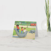 Pullen Park Raleigh NC Illustration Kaart (Voorkant)