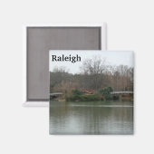 Pullen Park Raleigh Photo Magnet Lake NC (Voorkant / Achterkant)