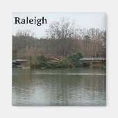 Pullen Park Raleigh Photo Magnet Lake NC (Voorkant)