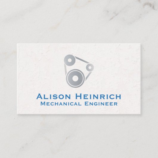 Pulleysysteem | Mechanische onderdelen Visitekaartje (Voorkant)