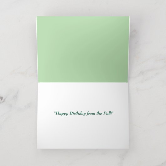 Pulli Birthday Kaart (Binnenlaag)