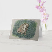 Pulli Birthday Kaart (Orchidee)