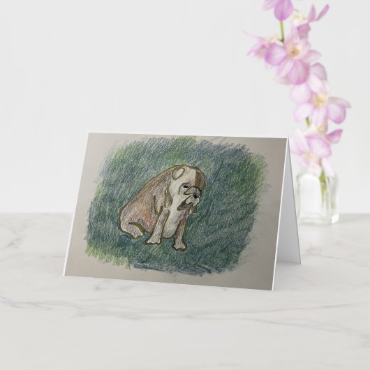 Pulli Birthday Kaart (Orchidee)