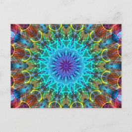 Pulling in kaleidoscoop briefkaart