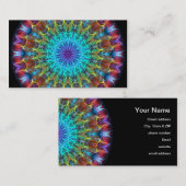 Pulling in kaleidoscoop visitekaartje (Voorkant / Achterkant)