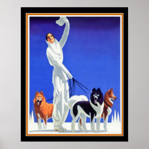 Pullman Art Deco Ad (jaren 1930) 16x20 Poster