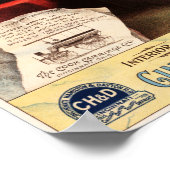 PULLMAN TRAINS via Cincinnati Indianapolis Dayton Poster (Hoek)