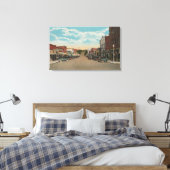 Pullman, WAView of Main StreetPullman, WA Canvas Afdruk (Insitu (Slaapkamer))