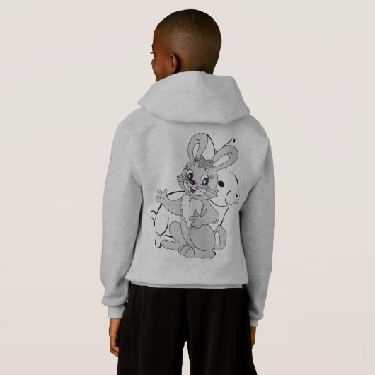 Pullover Hooded Sweatshirts heerlijk (Achterkant volledig)