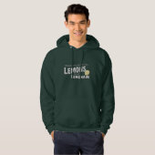 Pullover Hoodie Forest Green Funny Quote Warm (Voorkant volledig)
