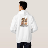 Pullover Hoodie: Mijn vader Mijn oude ik (wit) (Achterkant volledig)