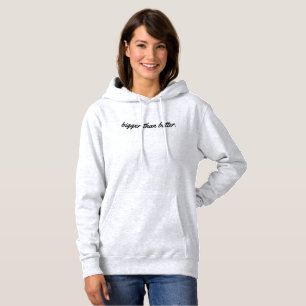 Pullover Hoodie Overmaatse logo voor haar