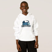 Pullover-hoodie van kind (Stingrays) (Voorkant volledig)