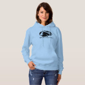 Pullover Hoodie - Zwart B&B Logo (Voorkant volledig)