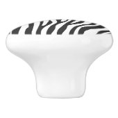 Pulls voor zwarte en witte wasbak keramische knop (Zijkant)