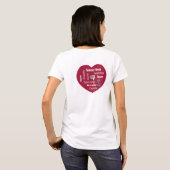 Pulmonaire fibrose Awareness T-Shirt (Achterkant volledig)