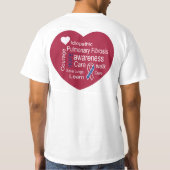 Pulmonaire fibrose Awareness T-Shirt (Achterkant)