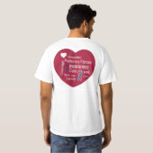 Pulmonaire fibrose Awareness T-Shirt (Achterkant volledig)