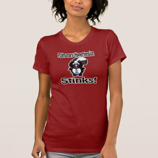 Pulmonaire hypertensie Stinks Skunk Awareness Desi T-shirt