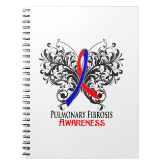 Pulmonale fibrose Awareness Butterfly Notitieboek