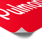 Pulmonale fibrose Awareness Butterfly Poster (Hoek)