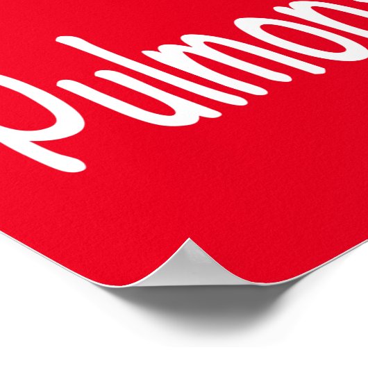 Pulmonale fibrose Awareness Butterfly Poster (Hoek)