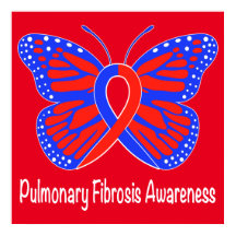 Pulmonale fibrose Awareness Butterfly