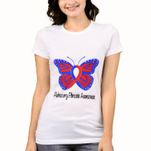 Pulmonale fibrose Awareness Butterfly