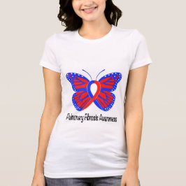 Pulmonale fibrose Awareness Butterfly T-shirt