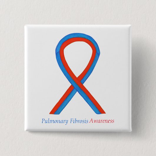 Pulmonale fibrose Bewustheid Koolstofpijpen Button (Voorkant)