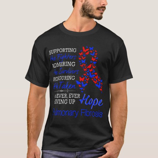 Pulmonale fibrose Bewustheid T-shirt (Voorkant)
