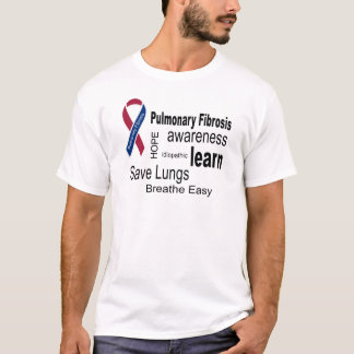 Pulmonale fibrose Bewustheid T-Shirt