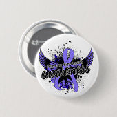 Pulmonale hypertensie Bewustheid 16 Ronde Button 5,7 Cm (Voorkant /achterkant)