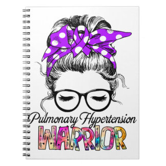 Pulmonale hypertensie Bewustheid Maand Ribbon Gift Notitieboek