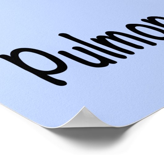 Pulmonale hypertensie Bewustheid Poster (Hoek)