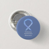 Pulmonale hypertensie Bewustheid Ribbon Aangepaste Ronde Button 3,2 Cm (Voorkant /achterkant)