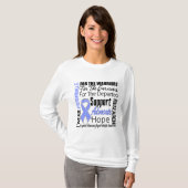Pulmonale hypertensie Bewustheid T-shirt (Voorkant volledig)