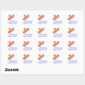 Pulmonale hypertensie ronde sticker (Vel)