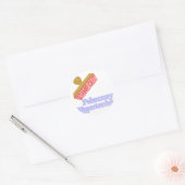Pulmonale hypertensie ronde sticker (Envelop)