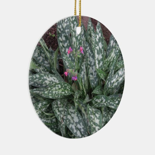 Pulmonaria - Lungwort perënnisch Keramisch Ornament (Rechts)