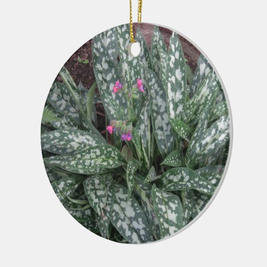 Pulmonaria - Lungwort perënnisch Keramisch Ornament (Links)