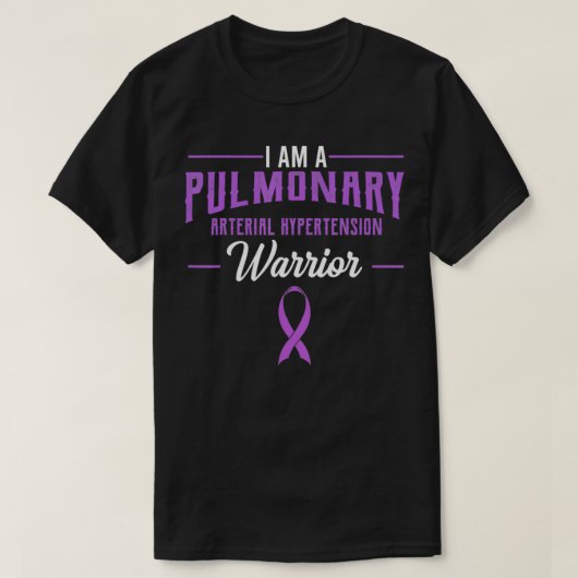 Pulmonary Arterial Hypertension Awareness Supporte T-shirt (Design voorkant)
