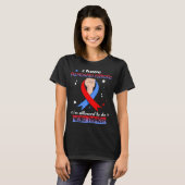 Pulmonary Fibrosis Awareness Month Ribbon Gifts T-shirt (Voorkant volledig)