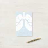 Pulmonologe Persoonlijke naam Post-it® Notes (Op bureau)