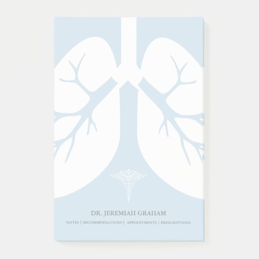 Pulmonologe Persoonlijke naam Post-it® Notes (Voorkant)