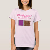 Pulmonoloog Chocolate Gift voor haar T-shirt (Voorkant)