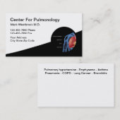 Pulmonoloog Medische Visitekaartjes (Voorkant / Achterkant)