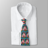Pulmonoloog Necktie-Artsy Lungs Design Stropdas (Gebonden)