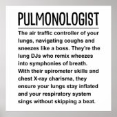 Pulmonoloog Poster (Voorkant)