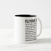 Pulmonoloog Tweekleurige Koffiemok (Voorkant rechts)